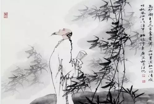 鄭板橋《墨竹圖》書畫作品欣賞！