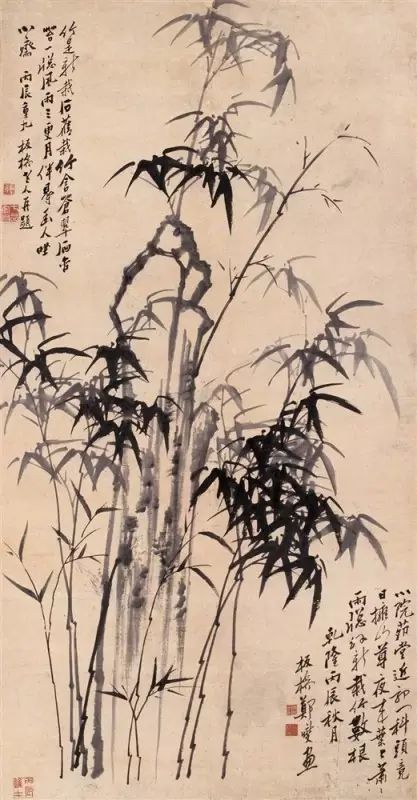 鄭板橋《墨竹圖》書畫作品欣賞！