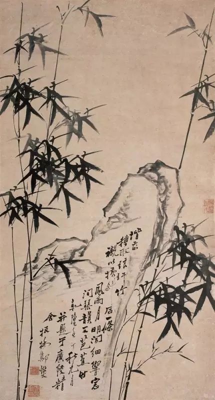 鄭板橋《墨竹圖》書畫作品欣賞！