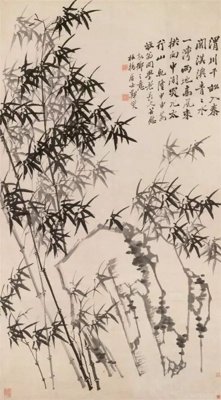 鄭板橋《墨竹圖》書畫作品欣賞！