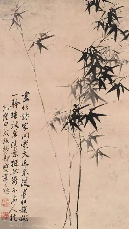 鄭板橋《墨竹圖》書畫作品欣賞！