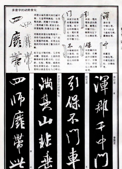 字帖教材《米芾行書筆法圖解》