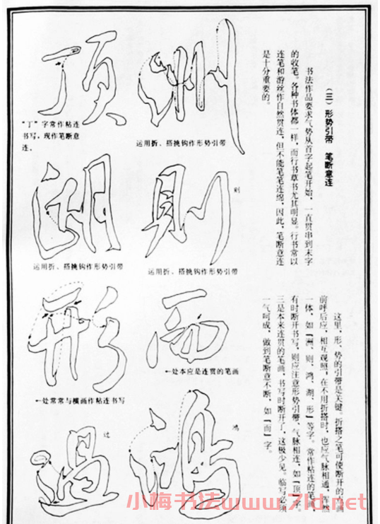 字帖教材《米芾行書筆法圖解》