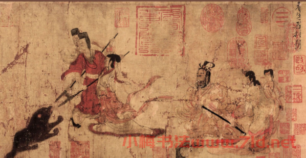 東晉顧愷之《女史箴圖》唐人摹本英國館藏