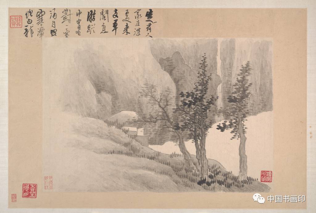 龔賢水墨山水冊(十六開) 龔賢水墨山水冊(十六開)
