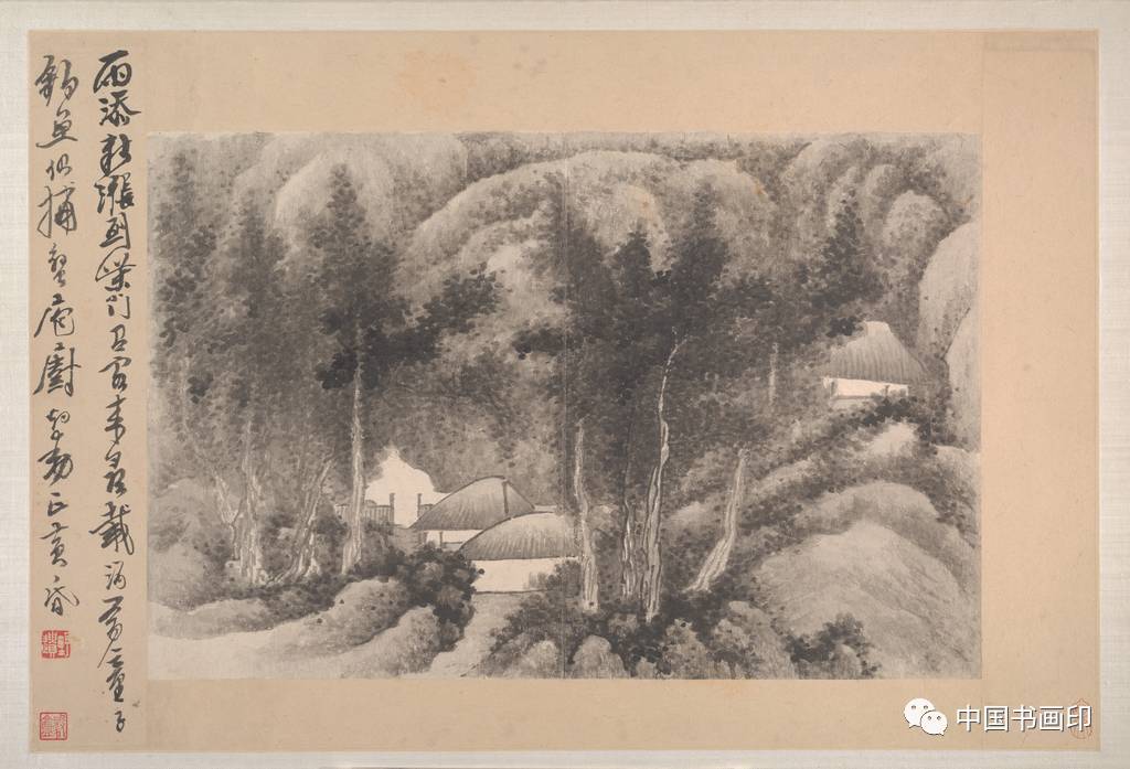 龔賢水墨山水冊(十六開)