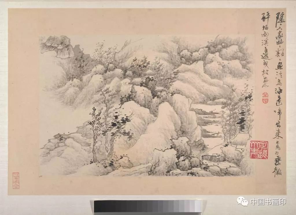 龔賢水墨山水冊(十六開)