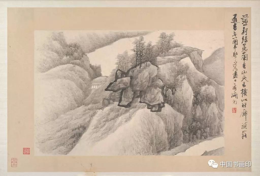 龔賢水墨山水冊(十六開)