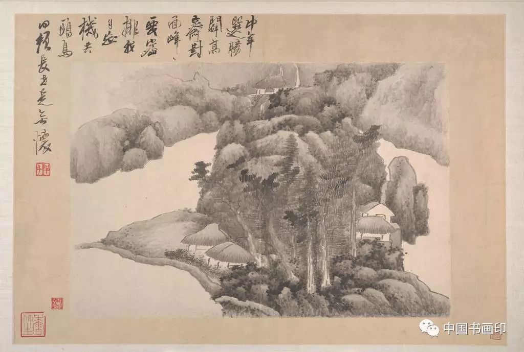 龔賢水墨山水冊(十六開)