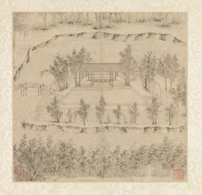 文徵明書畫欣賞《山水詩畫冊頁》大圖16開 文徵明書畫欣賞《山水詩畫冊頁》大圖16開