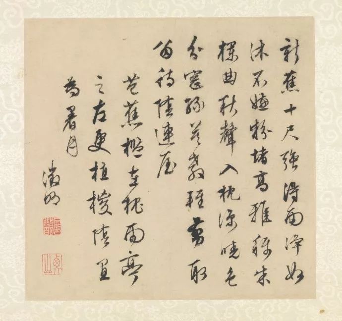 文徵明書畫欣賞《山水詩畫冊頁》大圖16開
