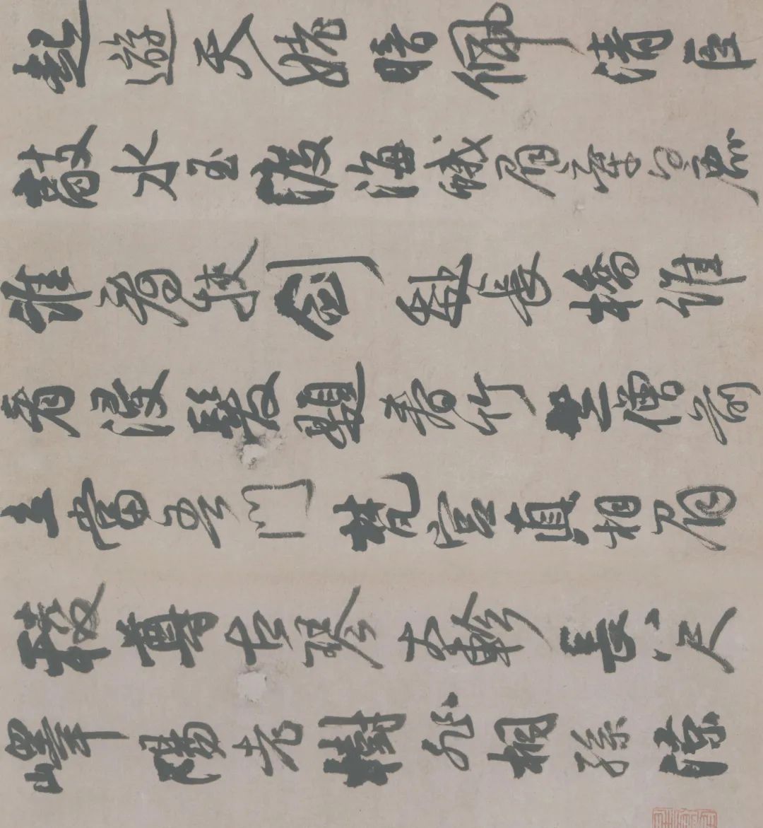 王鐸行書欣賞聽穎師琴歌