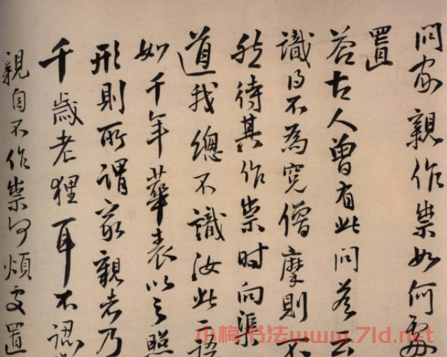 王鐸行書欣賞《馬居士答陳公虞十七問》