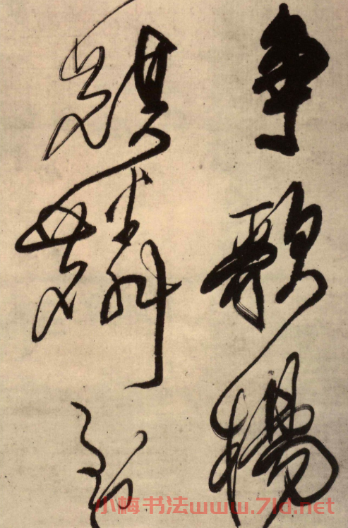王鐸行草書立軸《高適七絕萬騎爭歌楊柳春詩》