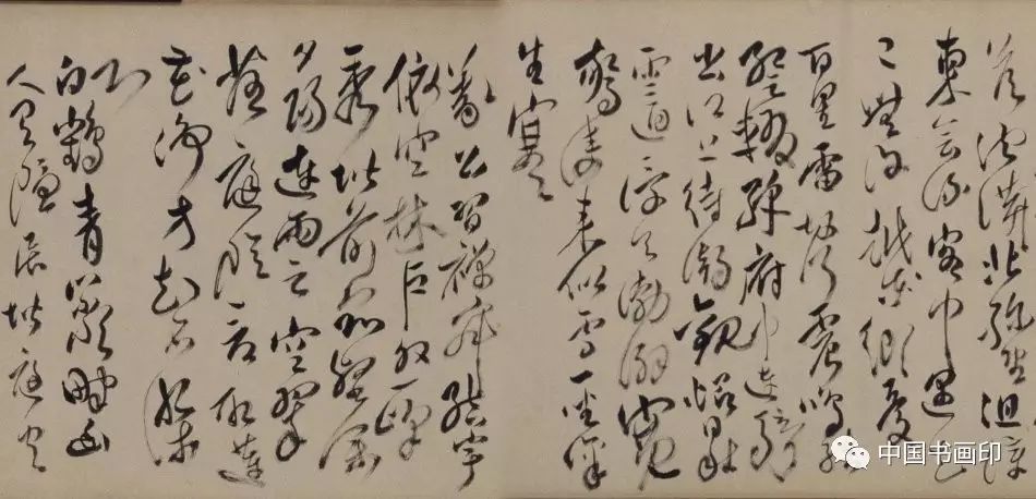 清代傅山書法《草書孟浩然詩(shī)》長(zhǎng)卷圖