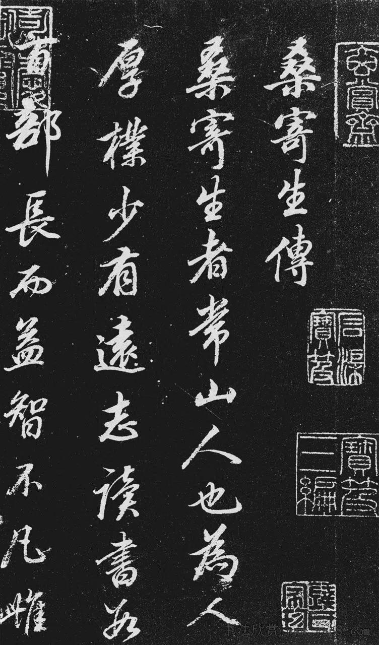 董其昌行書欣賞《桑寄生傳》拓本 董其昌行書欣賞《桑寄生傳》拓本