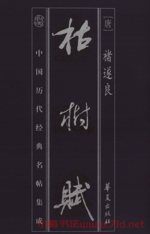 褚遂良書法欣賞《枯樹賦》(大圖)