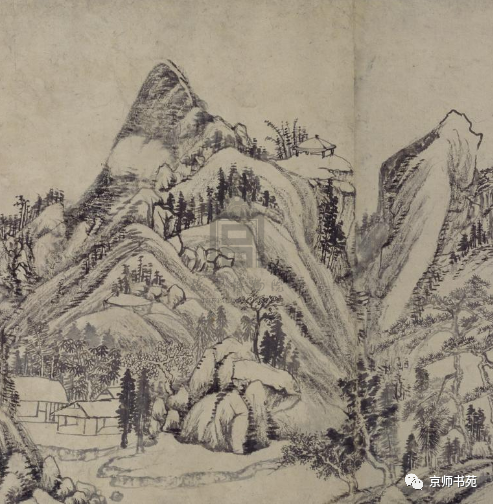 明代董其昌書畫作品欣賞春臺望書畫合璧卷