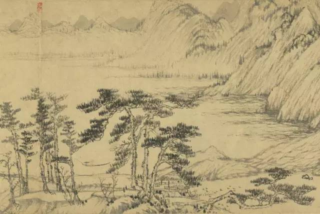 中國(guó)十大傳世名畫之《富春山居圖》臺(tái)北故宮博物院藏