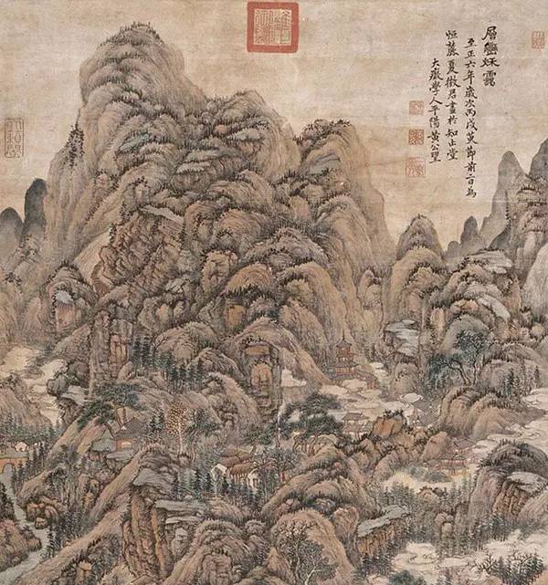 中國(guó)十大傳世名畫之《富春山居圖》臺(tái)北故宮博物院藏