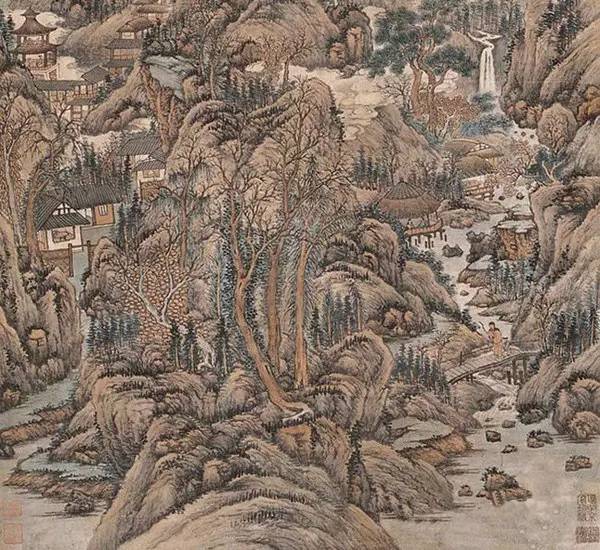 中國(guó)十大傳世名畫之《富春山居圖》臺(tái)北故宮博物院藏