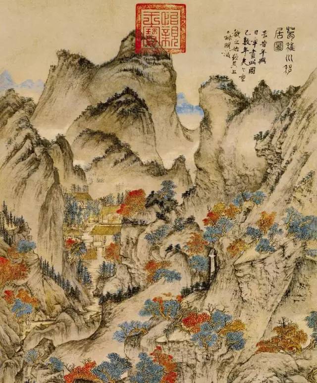中國(guó)十大傳世名畫之《富春山居圖》臺(tái)北故宮博物院藏
