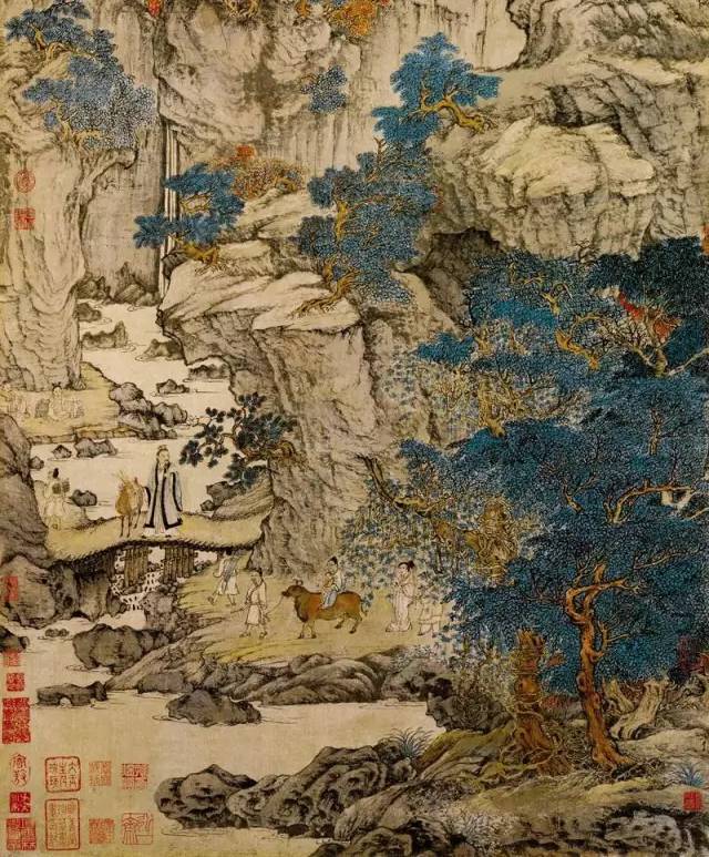 中國(guó)十大傳世名畫之《富春山居圖》臺(tái)北故宮博物院藏