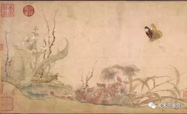 北宋宮廷畫家趙昌繪畫賞析《寫生蛺蝶圖卷》