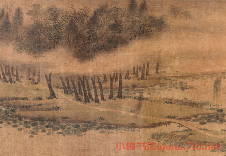 北宋趙令穰《湖莊清夏圖卷》美國藏