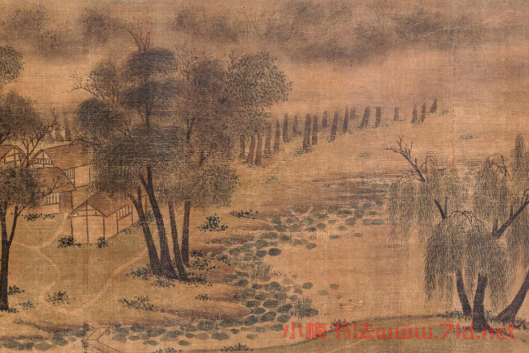 北宋趙令穰《湖莊清夏圖卷》美國藏