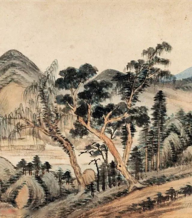 董其昌晚年書畫《仿黃公望富春大嶺圖》