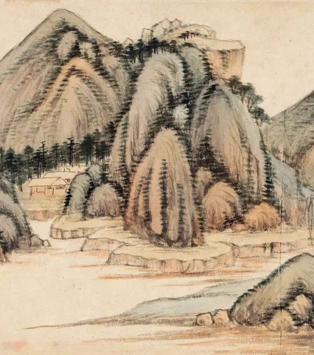 董其昌晚年書畫《仿黃公望富春大嶺圖》