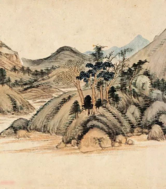 董其昌晚年書畫《仿黃公望富春大嶺圖》