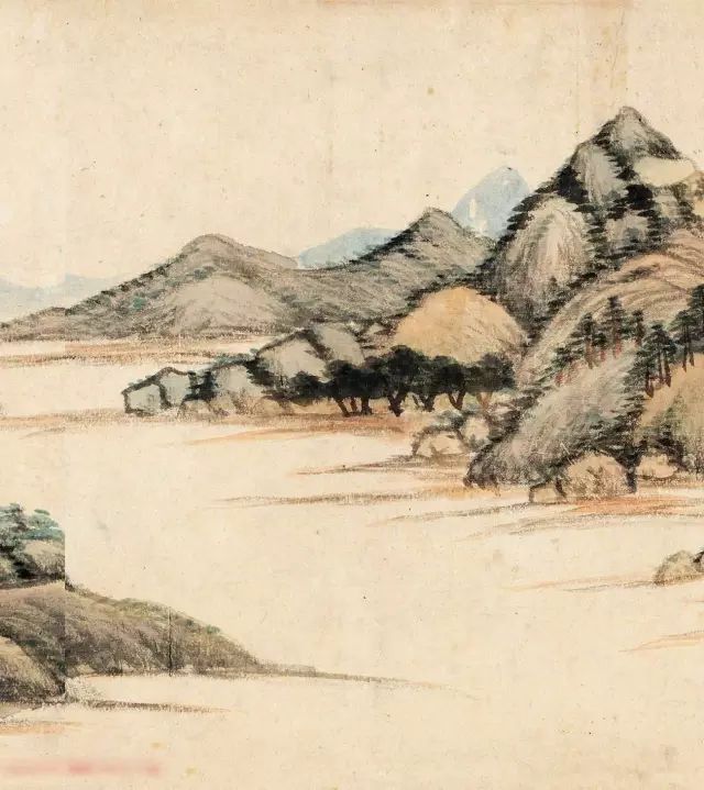 董其昌晚年書畫《仿黃公望富春大嶺圖》