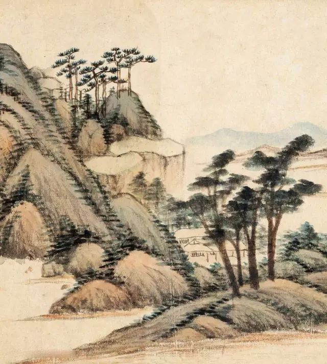 董其昌晚年書畫《仿黃公望富春大嶺圖》