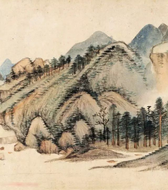 董其昌晚年書畫《仿黃公望富春大嶺圖》