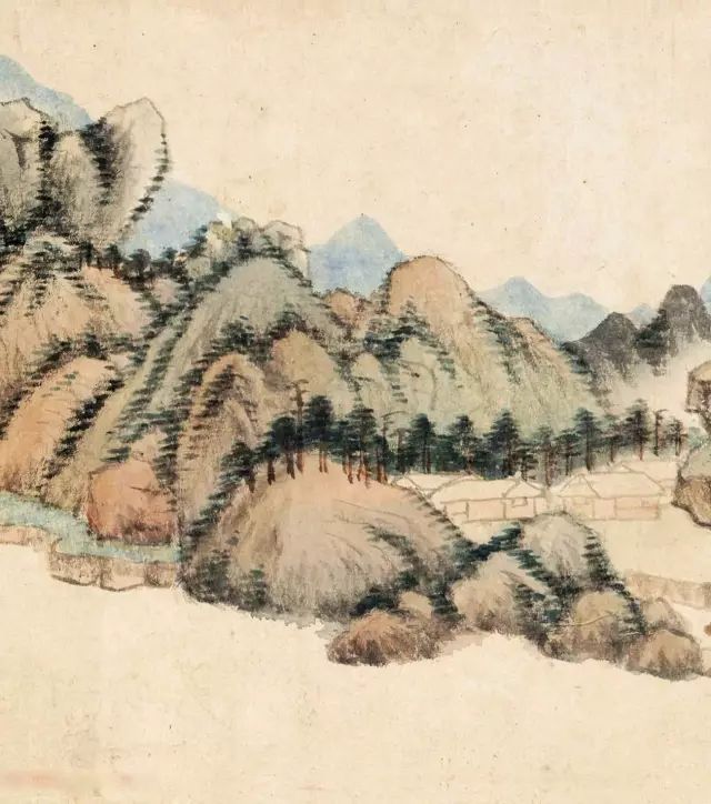 董其昌晚年書畫《仿黃公望富春大嶺圖》