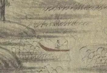 元代趙孟頫書畫欣賞《鵲華秋色圖》卷