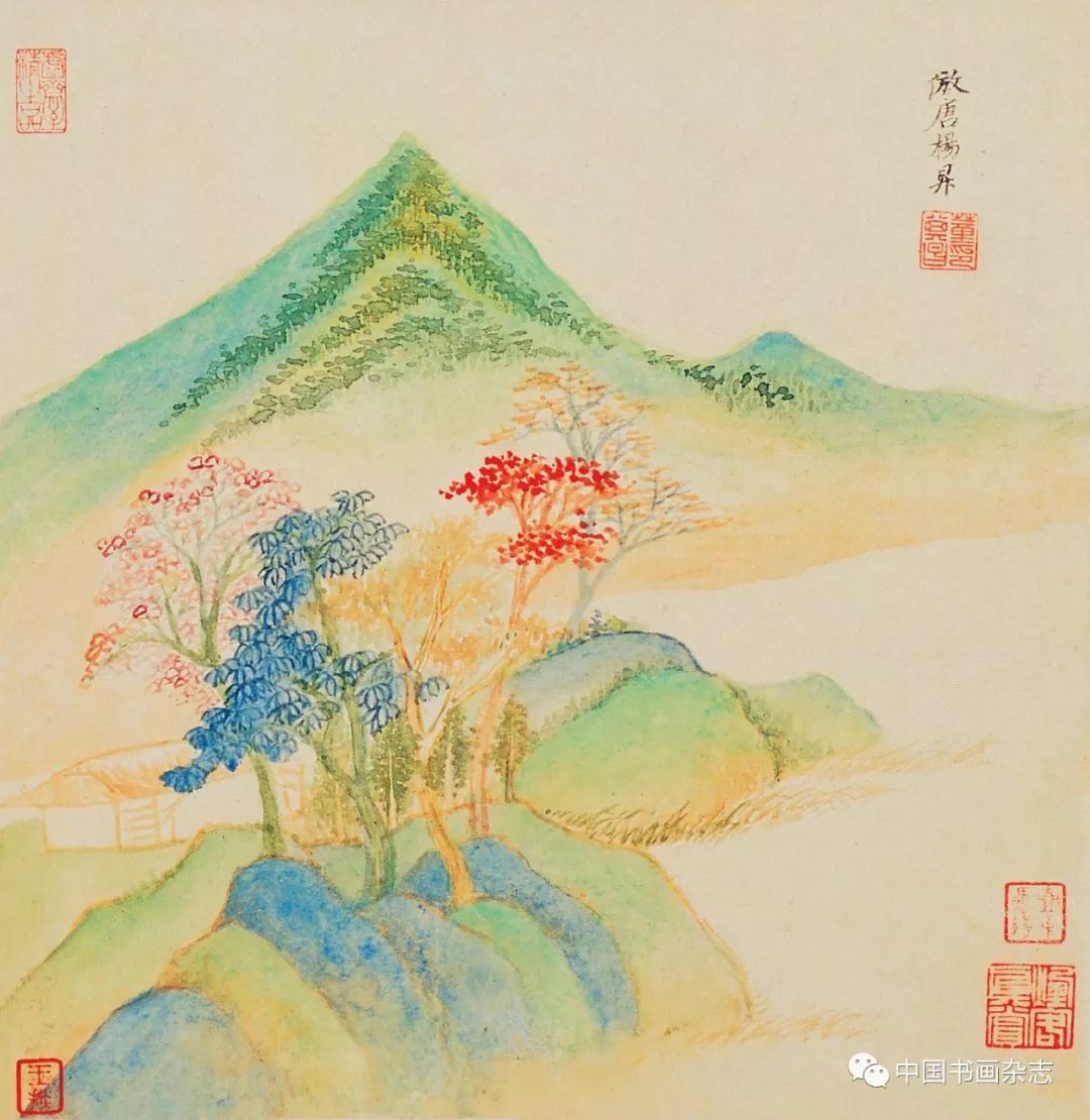 董其昌書畫欣賞《仿古山水圖冊(cè)》