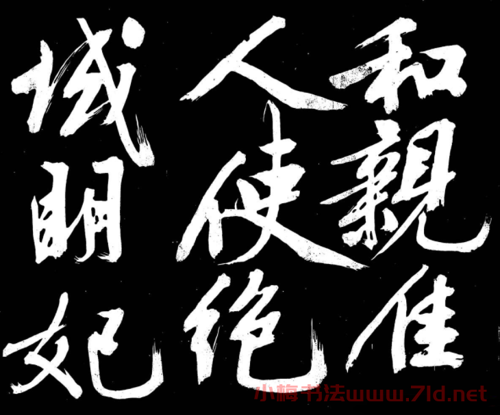 文徵明行書書法欣賞《明妃曲》大圖
