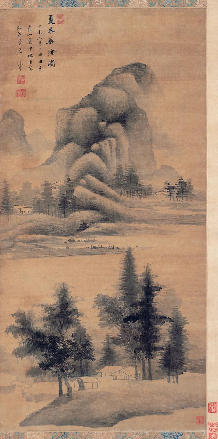 董其昌山水畫作品欣賞