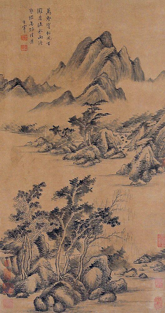 董其昌山水畫作品欣賞