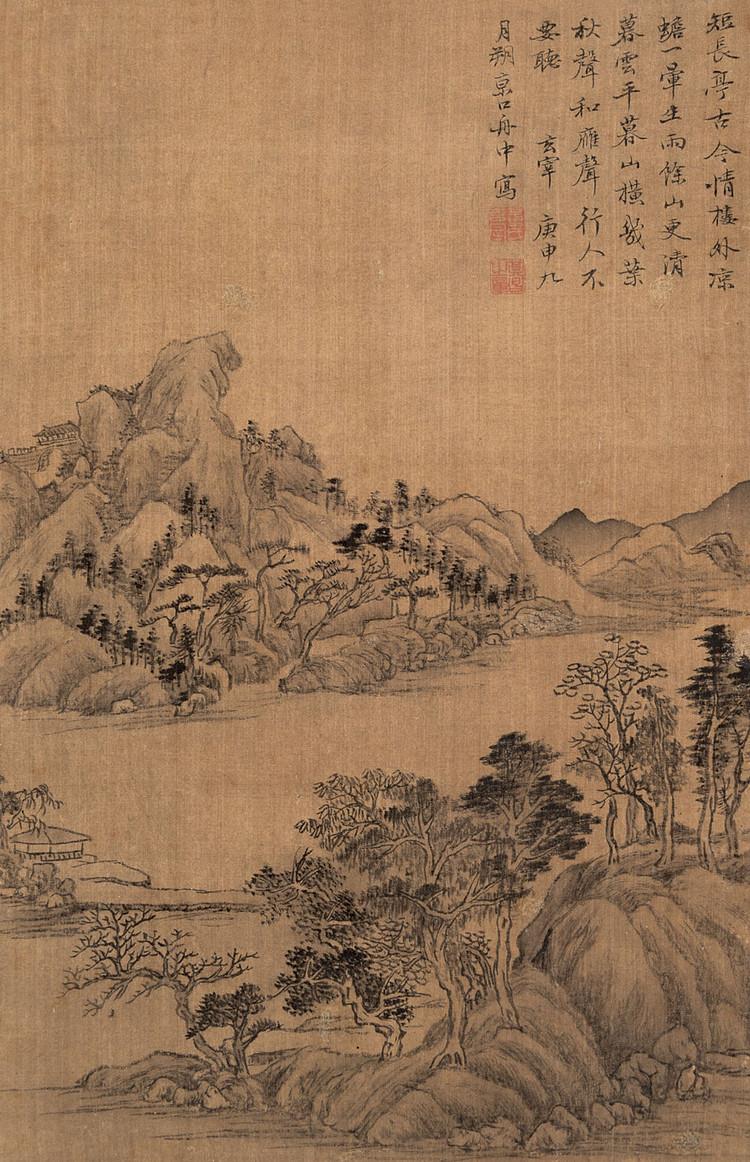 董其昌山水畫作品欣賞