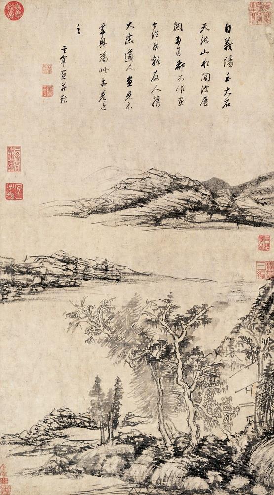 董其昌山水畫作品欣賞