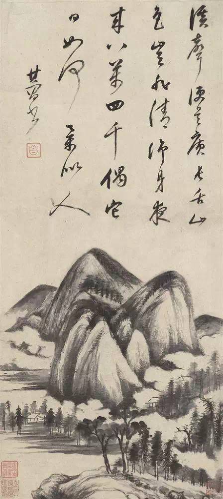 董其昌山水畫作品欣賞