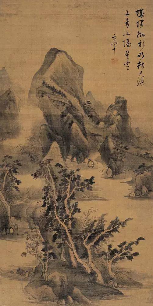 董其昌山水畫作品欣賞