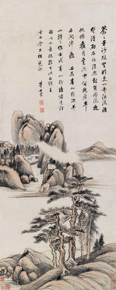 董其昌山水畫作品欣賞