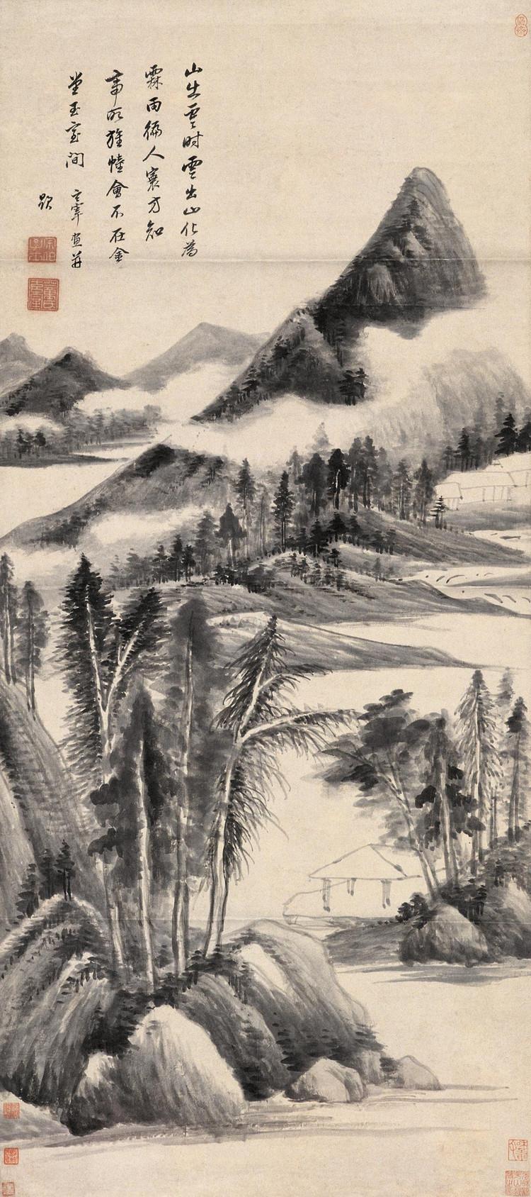 董其昌山水畫作品欣賞
