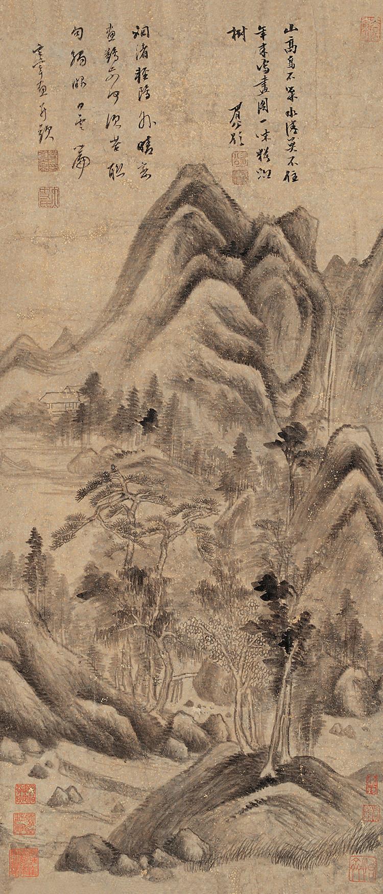 董其昌山水畫作品欣賞