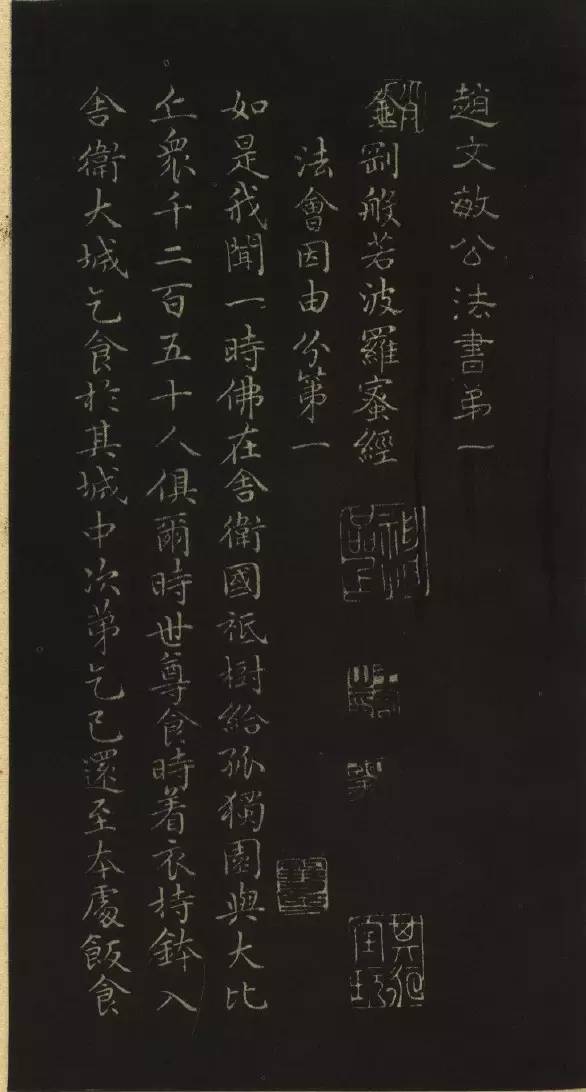 趙孟頫小楷《金剛經》書法欣賞